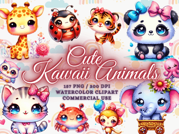 Download Kawaii Animals Clipart - Kawaii Clipart - Kawaii animals Collection