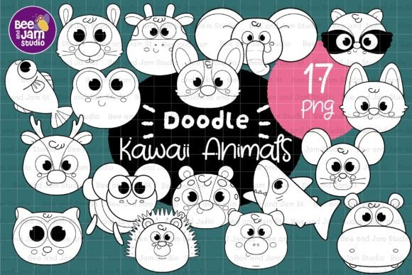 Download KDP Kawaii Animals Coloring PNG Clipart - Kawaii animals Collection