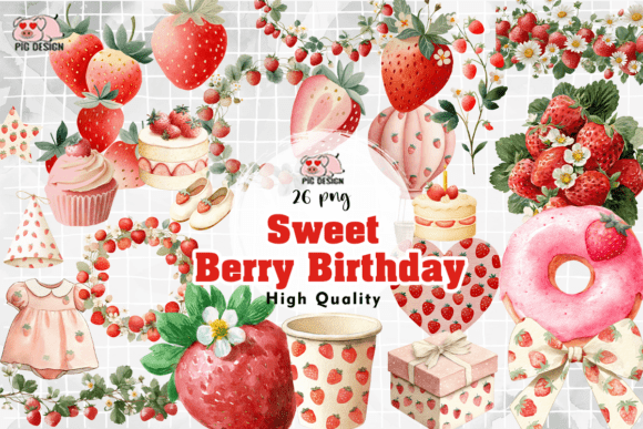 Download Sweet Berry Birthday PNG - Berry Collection