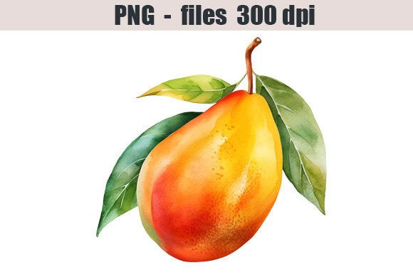Download Mango Watercolor Clipart - Mango Collection