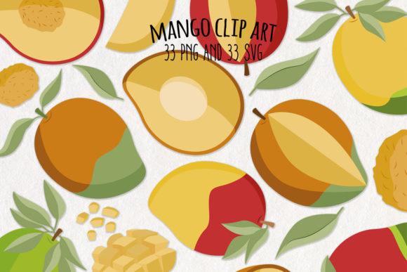 Download Mango SVG Clipart | Set of 33 - Mango Collection